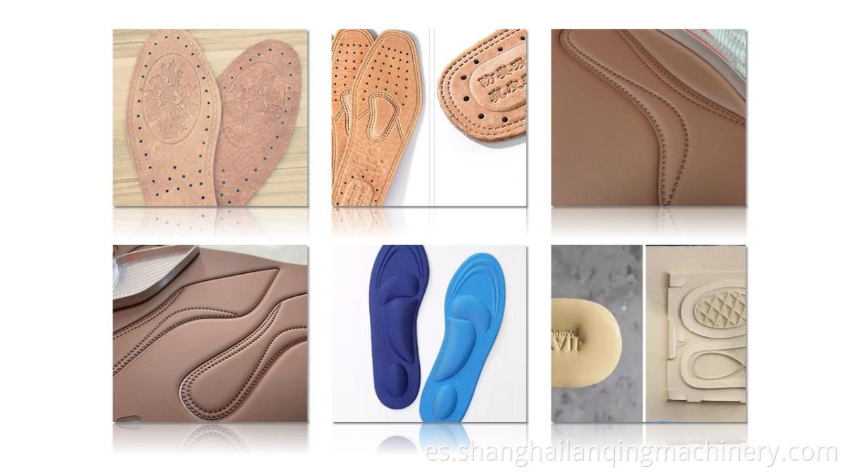High frequency embossing machine for insoles_